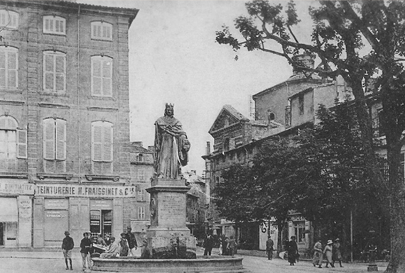 vue sur Cours Mirabeau - hotel la bastide de paula